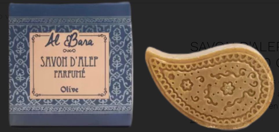 Box of 3 Genuine Aleppo Soaps Perfumed 100g