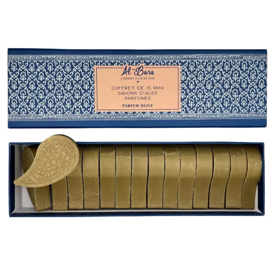 Box of 15 Mini Olive Soaps