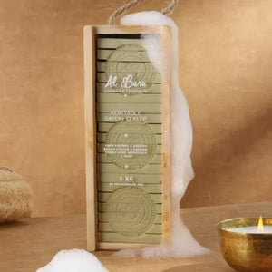 1Kg Genuine Aleppo Soap in Wodden Box