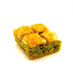 Syrian Authentic Pistachio Baklava (1.1lb) 0.5Kg - Anoush USA